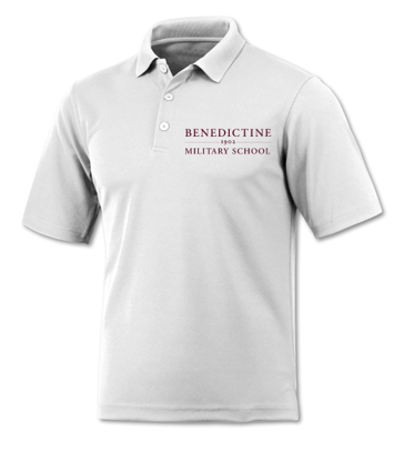 School Uniform White DRI-FIT Polo
