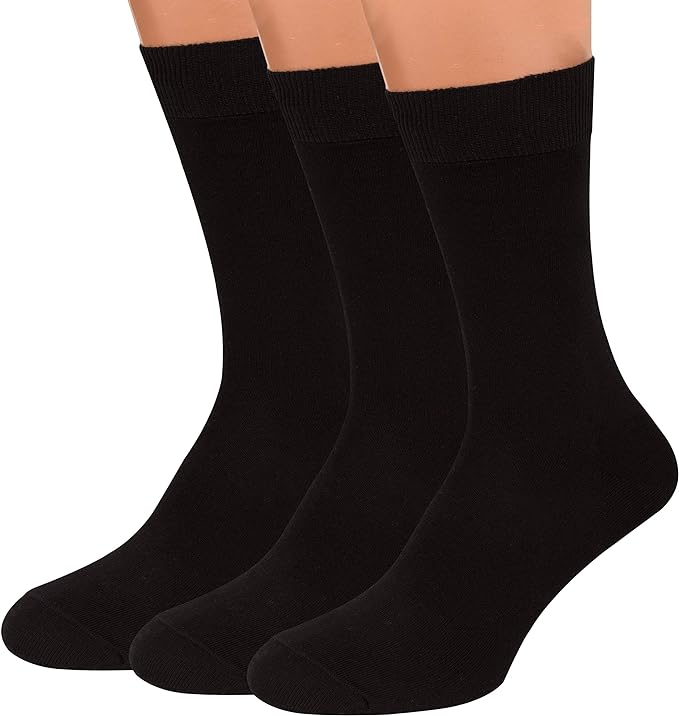 Socks (BLACK) - 3 pk