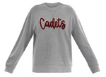Grey Crewneck w/ Sparkle CADETS
