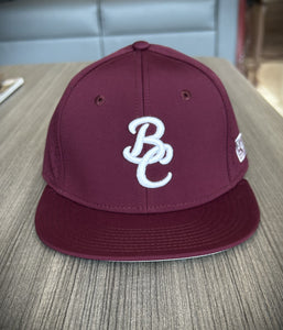 Fitted - Maroon Baseball Cap