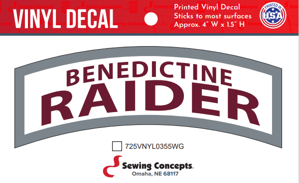 Raider Sticker White