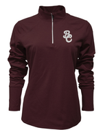 Wms MAROON Sorona 1/4 Zip