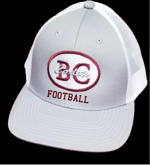 FOOTBALL - Grey w/ White Mesh Cap