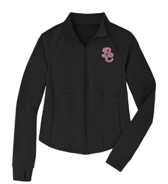 Wms BLACK Full Zip Jacket