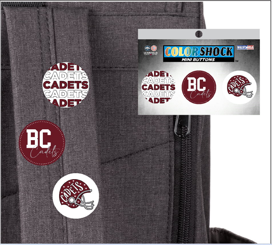 BC Spirit Buttons (3 pack)