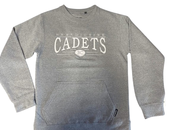 GREY Pocket CREWNECK