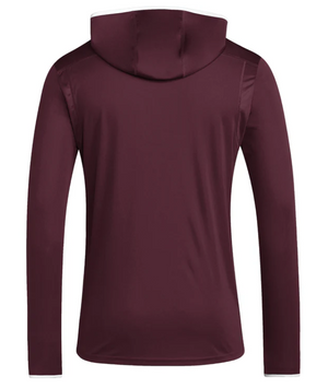 Men's Adidas (Maroon) LACROSSE 1/4 Zip