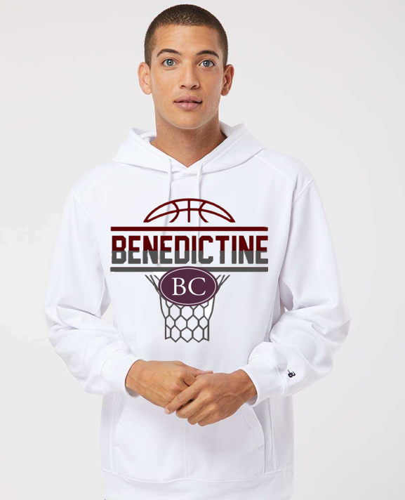 (White) BASKETBALL L Performance Hoodie