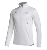 Adidas (WHITE) Sideline L/S 1/4 Zip
