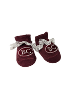BOOTIES - Maroon Lace