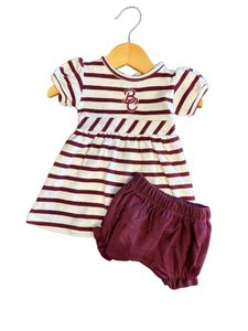 Infant Striped Dress w/ Bloomers