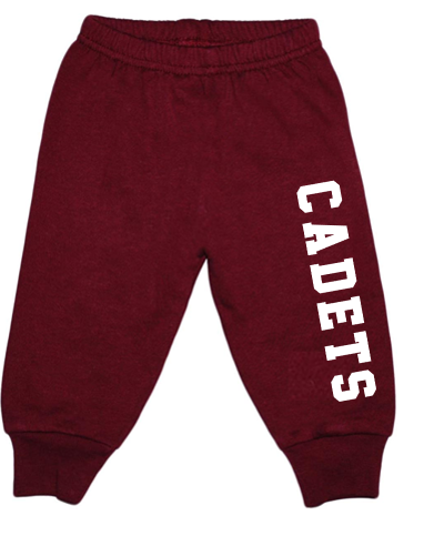 Infant/Toddler - Maroon Ultra-Soft SWEATPANTS